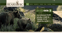 Desktop Screenshot of bearsinbc.com
