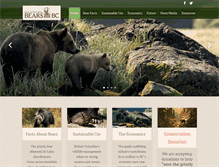 Tablet Screenshot of bearsinbc.com